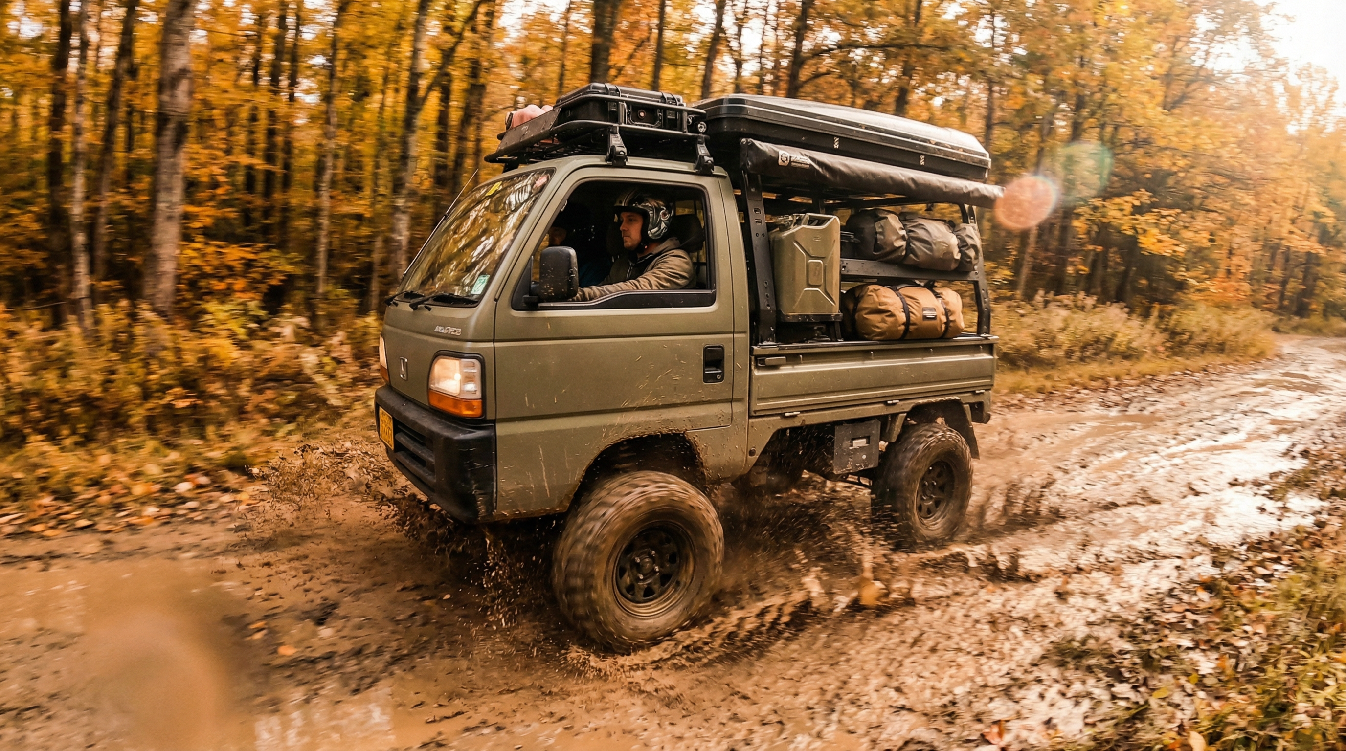 Kei truck off-road adventure